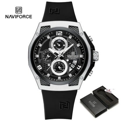 High Quality Luxury Original Men Watch with Silicone Strap. - BLAKESTORE-NG