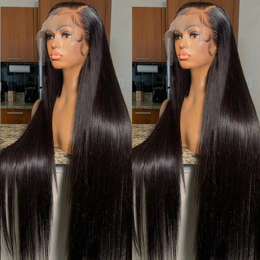 Bone Straight Lace Front Human Hair Wigs Brazilian. - BLAKESTORE-NG