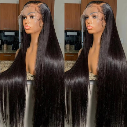 Bone Straight Lace Front Human Hair Wigs Brazilian. - BLAKESTORE-NG
