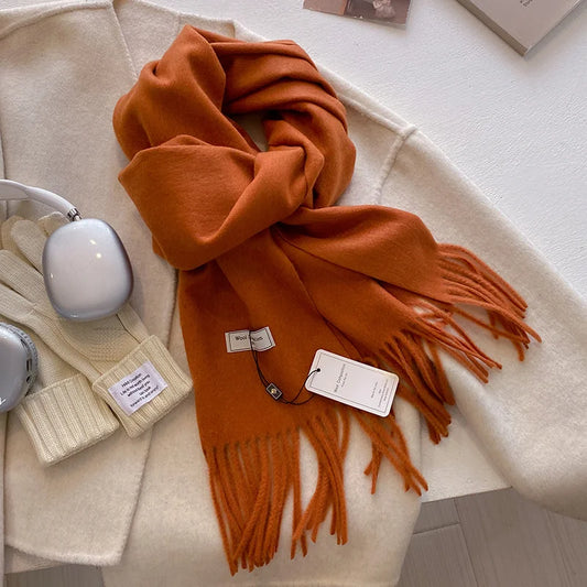 Winter Wool Scarf For Women