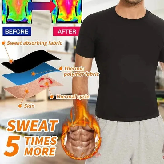 Men’s Sauna Suit Sweat Heat Trapping Workout Vest.