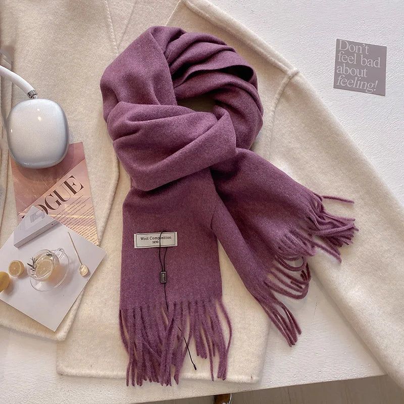 Winter Wool Scarf For Women