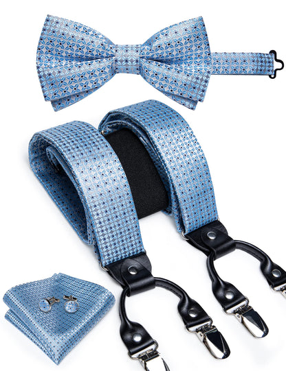Classic men’s shirt décor suspenders bow tie accessories