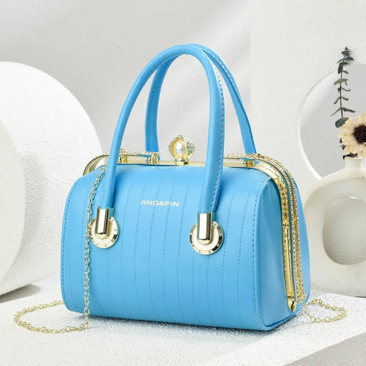 High-quality Exquisite Women's Boston Pillow Bag.