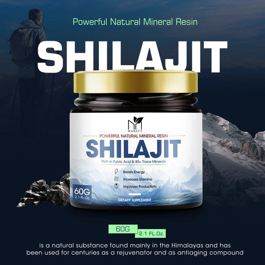 Shilajit Pure Himalayan Organic Resin For Energy.