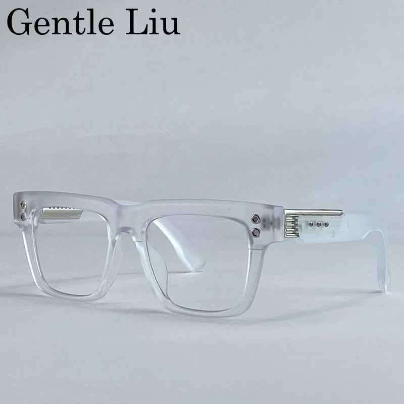 Polarized Square Punk Sunglasses Men UV400