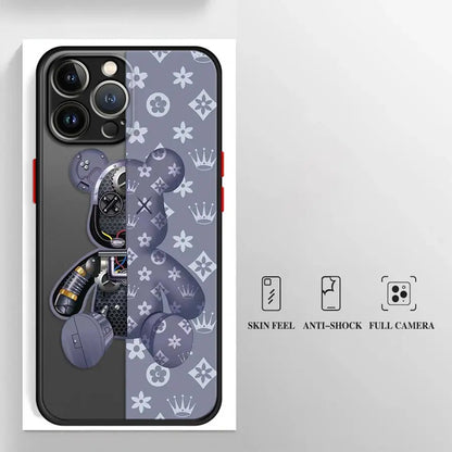 Fashionable Robot Bear Brand Phone Case.