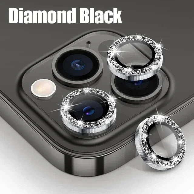 3Pcs Metal Lens Protector Glass for IPhone.
