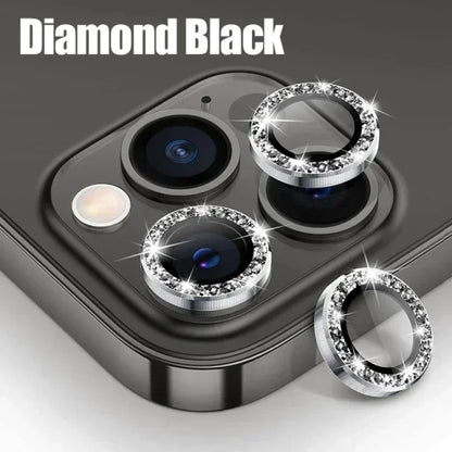 3Pcs Metal Lens Protector Glass for IPhone.