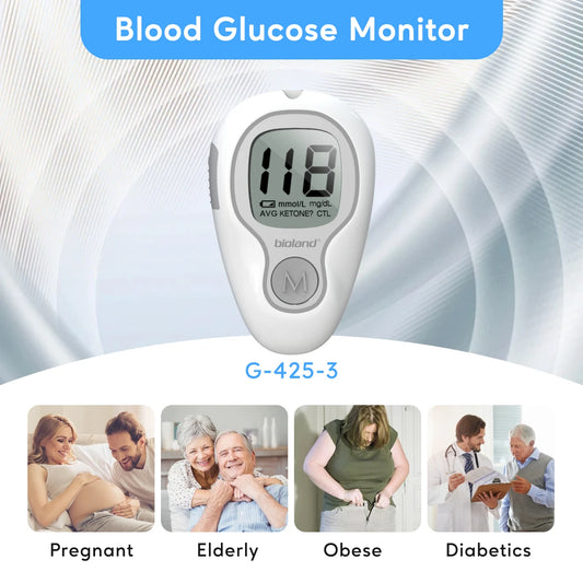 Blood Glucose Meter with Bllod Sugar Test Strips - BLAKESTORE-NG