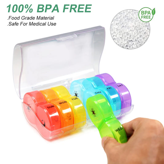Large Weekly Pill Organizer - BLAKESTORE-NG