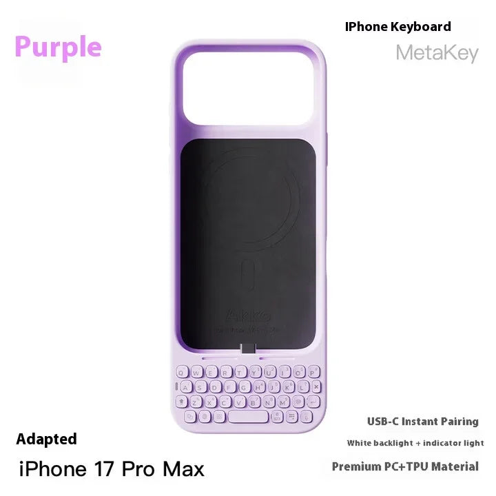 Magnetic Keyboard Case for IPhone 17 Pro max