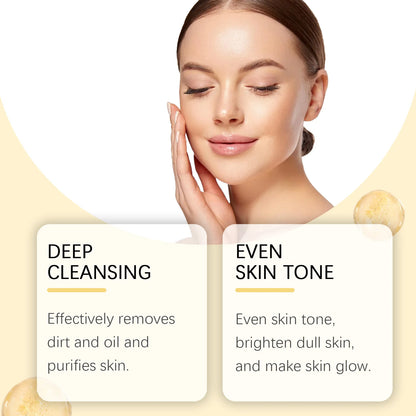 Turmeric VitaminC Clay Deep Cleansing Facial Mask.