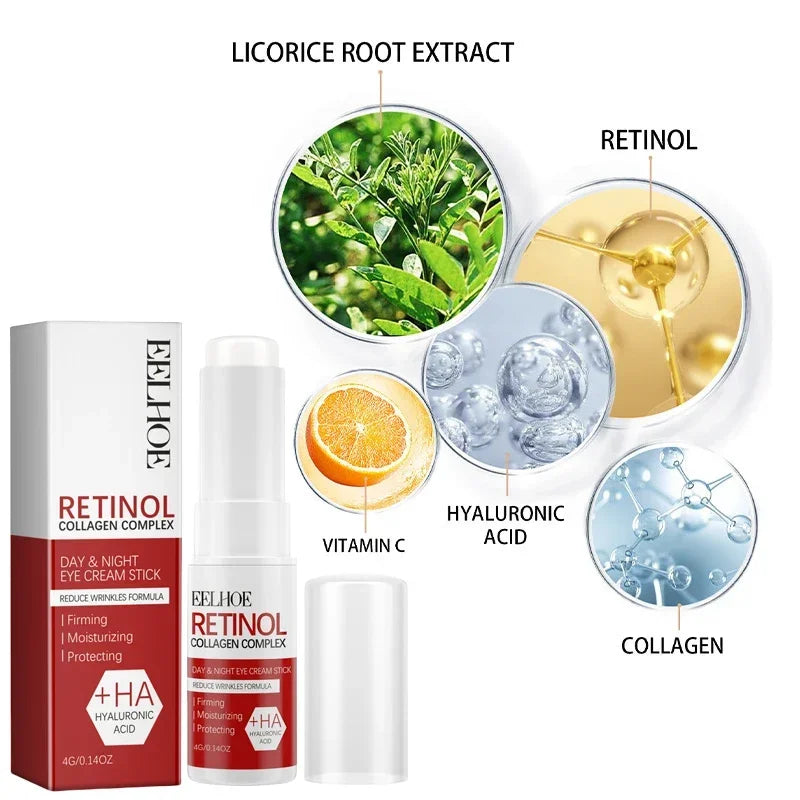 Retinol Eye Balm Stick. Reduce Wrinkles Eye Bag, Dark Circle and Eye Puffiness - BLAKESTORE-NG