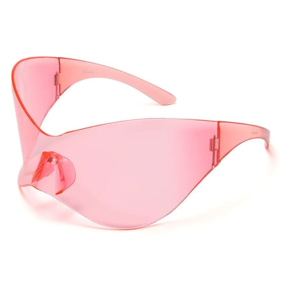 Cycling Oversized Punk Rimless Goggle.