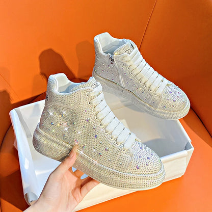 Luxury Diamond Sneakers Full Diamond Shoes.