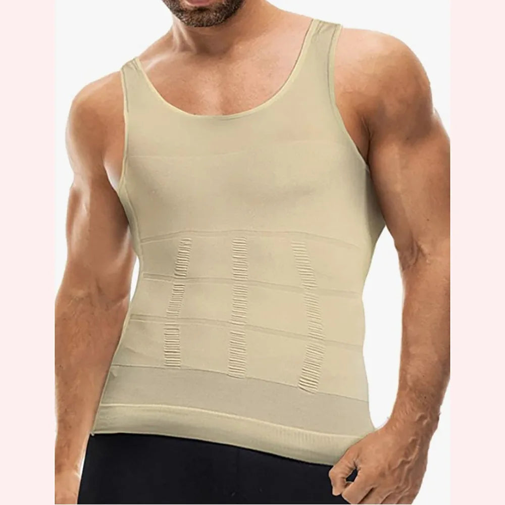 Men Body Shaper and Undershirt Compression Vest. - BLAKESTORE-NG