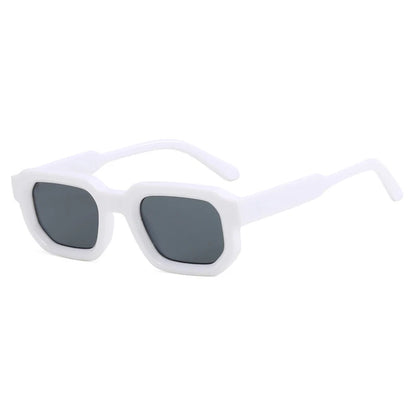 Men Vintage Rectangle Frame Sunglasses.
