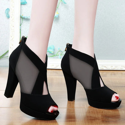 Summer Women High Heel Shoes.