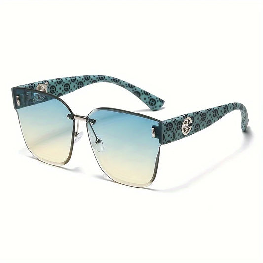 Luxury Women Sunglasses Large Frame UV Resistant.