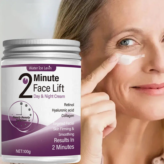 2-Min Facial Lifting Cream – Retinol, Hyaluronic Acid & Collagen for Day & Night