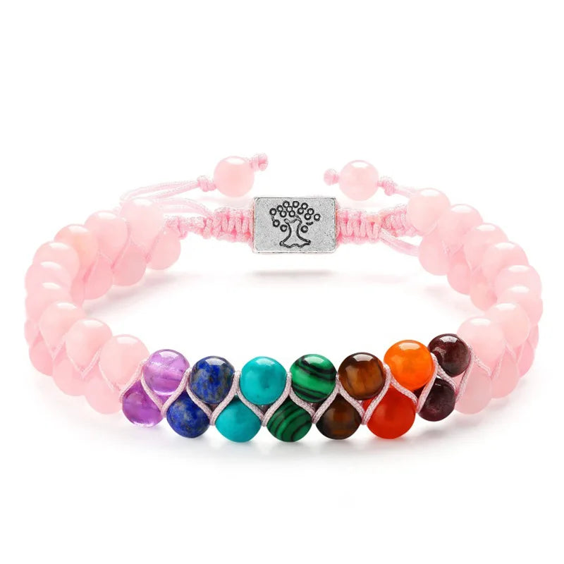 Life Tree Bracelets Natural Stone Reiki Healing Beads Bangles for Men and Women - BLAKESTORE-NG