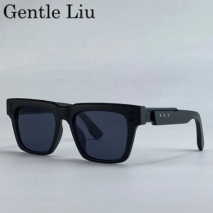 Polarized Square Punk Sunglasses Men UV400