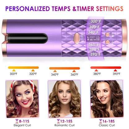 Automatic Cordless Hair Curler.