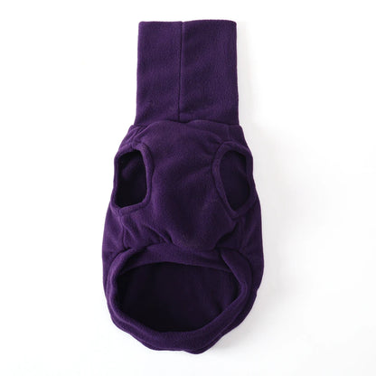 soft breathable fleece dog clothes autumn winter