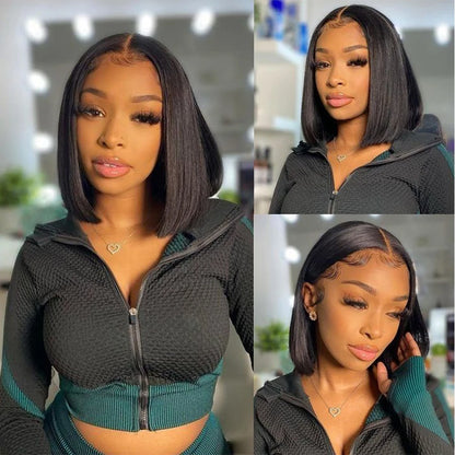 Wear And Go Straight Bob. Glueless Wig. - BLAKESTORE-NG