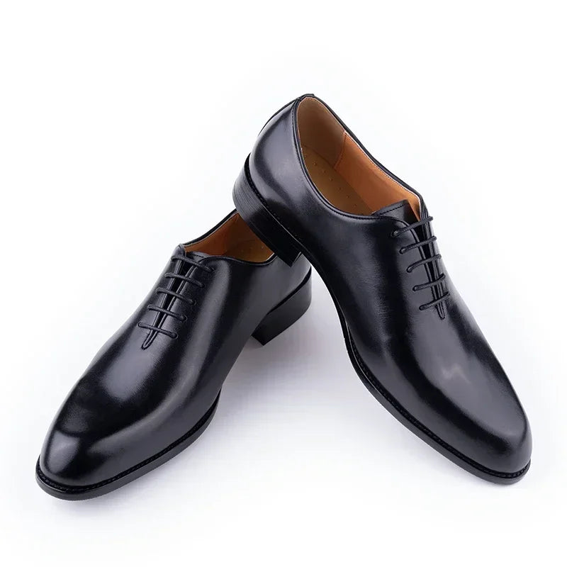 New Men's Leather Shoes Handmade High Quality.