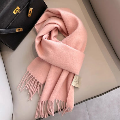 Winter Narrow Scarf- 100% Wool
