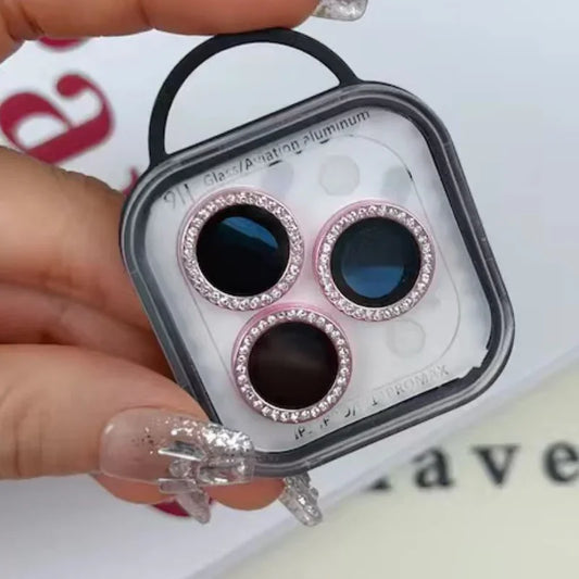 2-3Pcs Diamond Camera Lens Protector For IPhone.