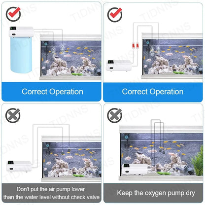 Aquarium Fish Tank Oxygen Pump.