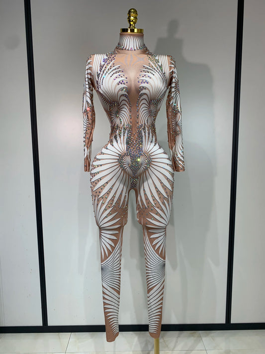 Sexy High Stretch Jumpsuit.