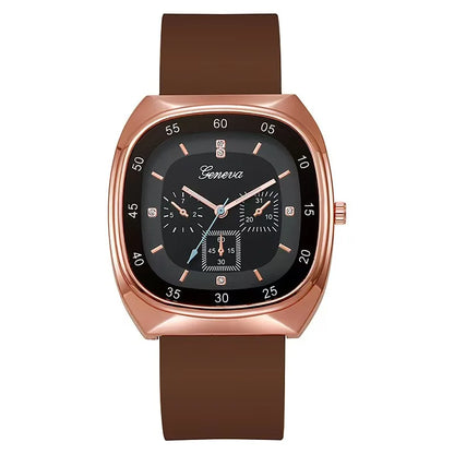 Luxury Women Quartz Watch with Silica Gel Strap. - BLAKESTORE-NG