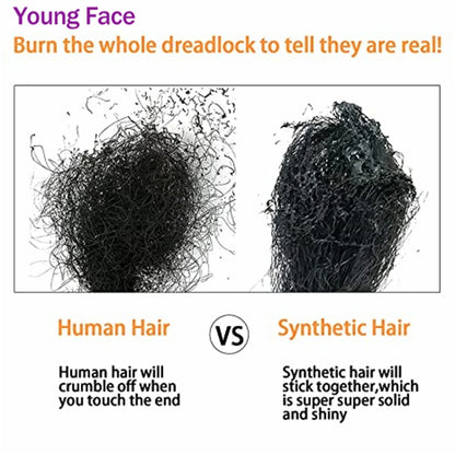 Dreadlock Extensions Real Human Hair.