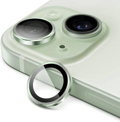 Titanium Gray Metal Tempered Glass Camera Lens Cover