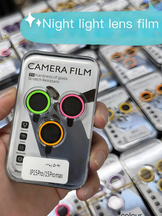 2-3Pcs Luminous Ceramic Camera Protector Film For IPhone.