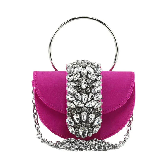 Shiny Rhinestone Clutch Purse. BLAKESTORE-NG