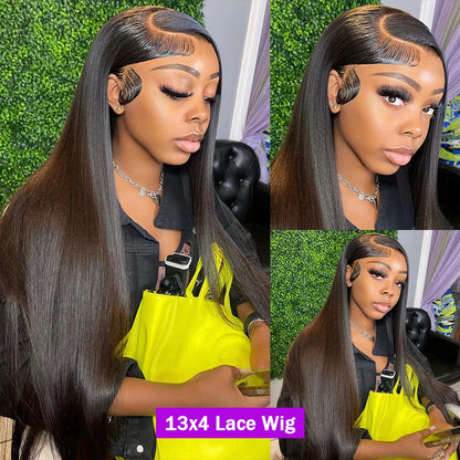 Bone Straight 13x4 Transparent HD 180 Density Brazilian Hair. - BLAKESTORE-NG