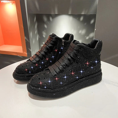 Luxury Diamond Sneakers Full Diamond Shoes.