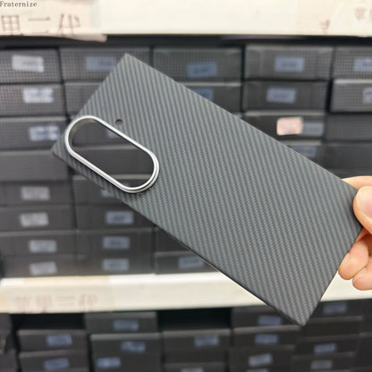 Galaxy Z Fold 7 Shockproof Carbon Fiber Business Phone Case.