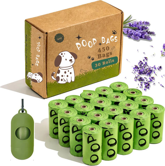EPI Biodegradable Dog Poop Bags Lavender Scented.
