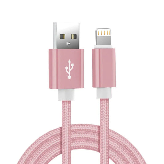Metal Braided USB IPhone Charger Cable for iPhone.