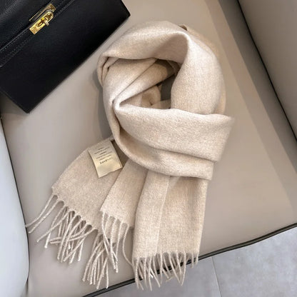 Winter Narrow Scarf- 100% Wool