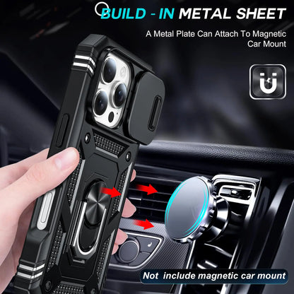 Camera Slide Military Grade Armor IPhone Case.