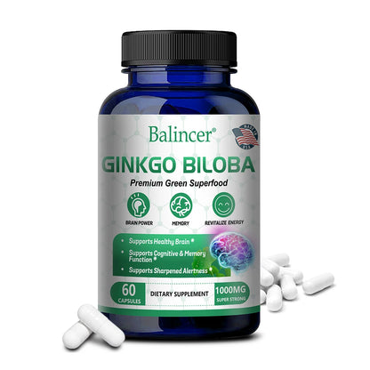 Balincer Ginkgo Leaf Extract Supplement - For Brain and  Memory Health for Men and Women. - BLAKESTORE-NG