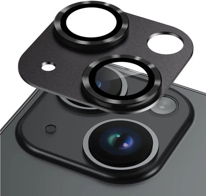 Metal Tempered Glass Camera Lens Protector Film Cover For iPhone.