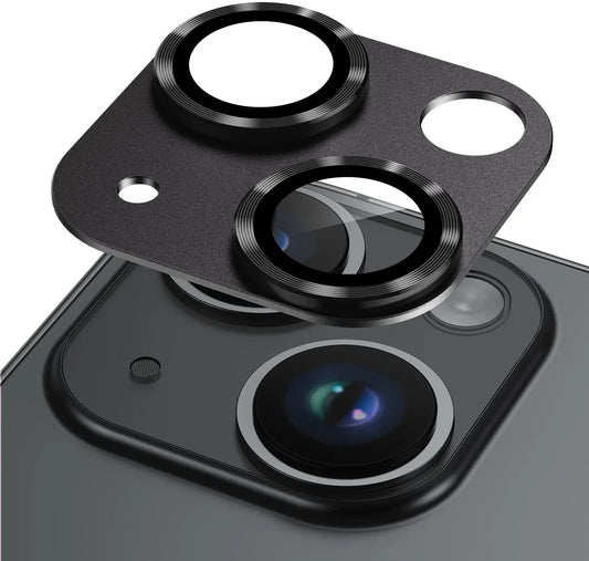 Metal Tempered Glass Camera Lens Protector Film Cover For iPhone.